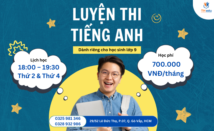 Luyện thi Tiếng Anh vào 10 tại THedu – Học chắc ngữ pháp, tăng vọt điểm số