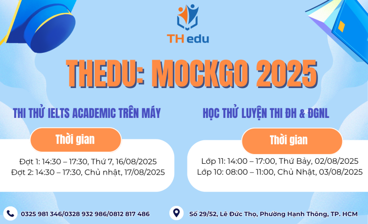 Khởi động MockGO 2025 – Thi thử IELTS trên máy miễn phí