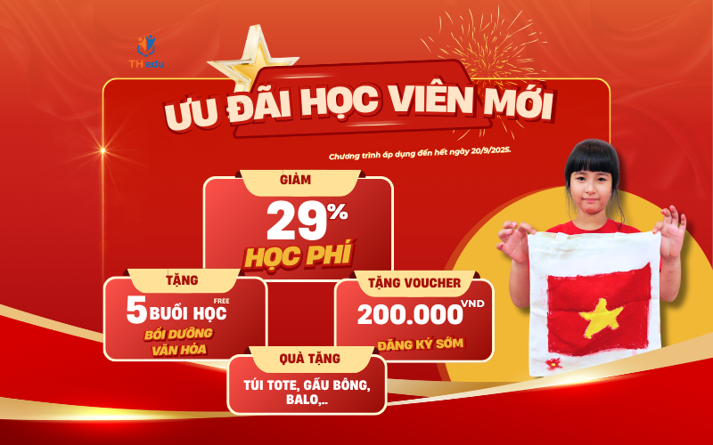Học tập không giới hạn cùng THEdu: Ưu đãi lớn nhất năm, mừng Quốc khánh (2/9)