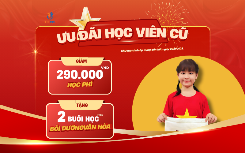 Học tập không giới hạn cùng THEdu: Ưu đãi lớn nhất năm, mừng Quốc khánh (2/9)